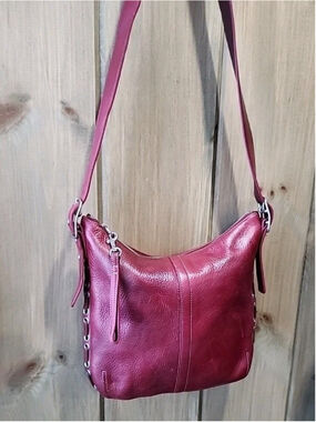 Coach, Y2K, Legacy Slim Duffle #CO4S-9350,Cranberry,EUC